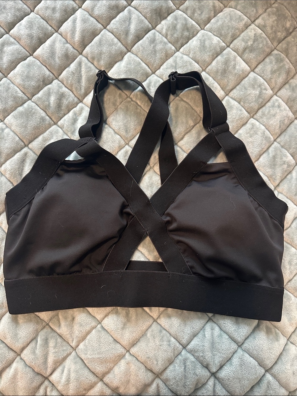 BuffBunny Black Crisscross Wireless Sports Bralette